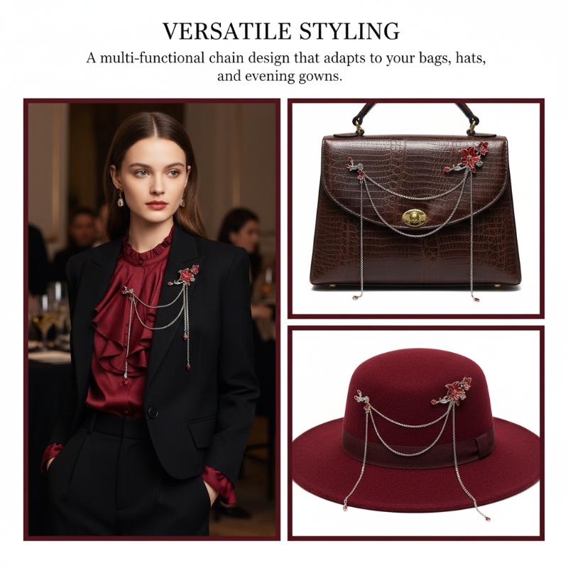 Women Accessories Business - Broszka Mandala Elegancka Ozdoba do Sukienki