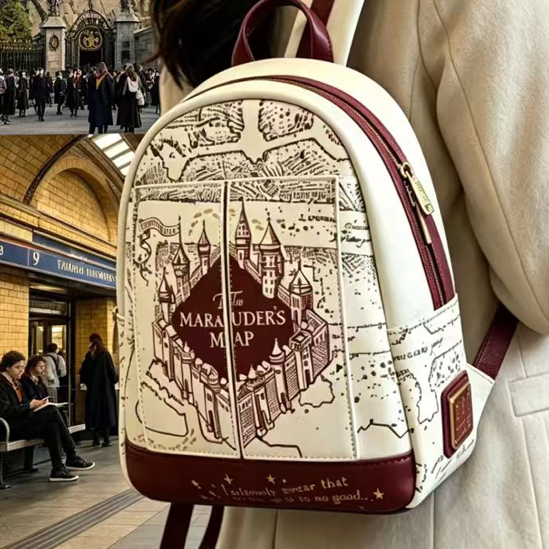 Women Accessories Bag - Torba na ramię z nadrukiem mapy