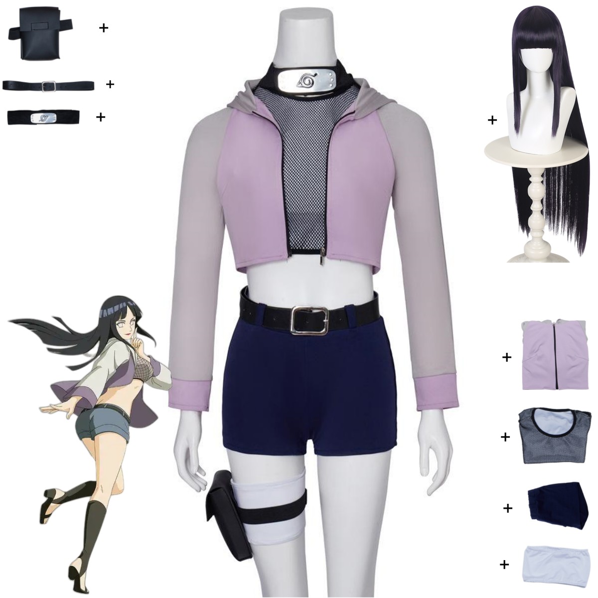 Women Accessories Bag - Anime Hyuga Hinata przebranie na karnawał