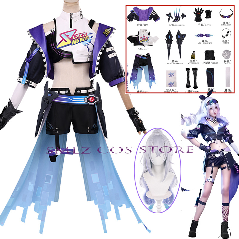 Women'S Clothing And Accessories - Kostium Cosplay Honkai Star Rail Silver