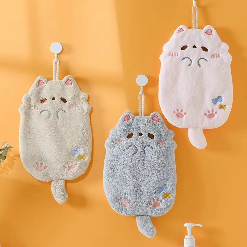 Women Kitchen Accessories - Hurtownia Uroczych Ręczników Wiszących z Kreskówkowym