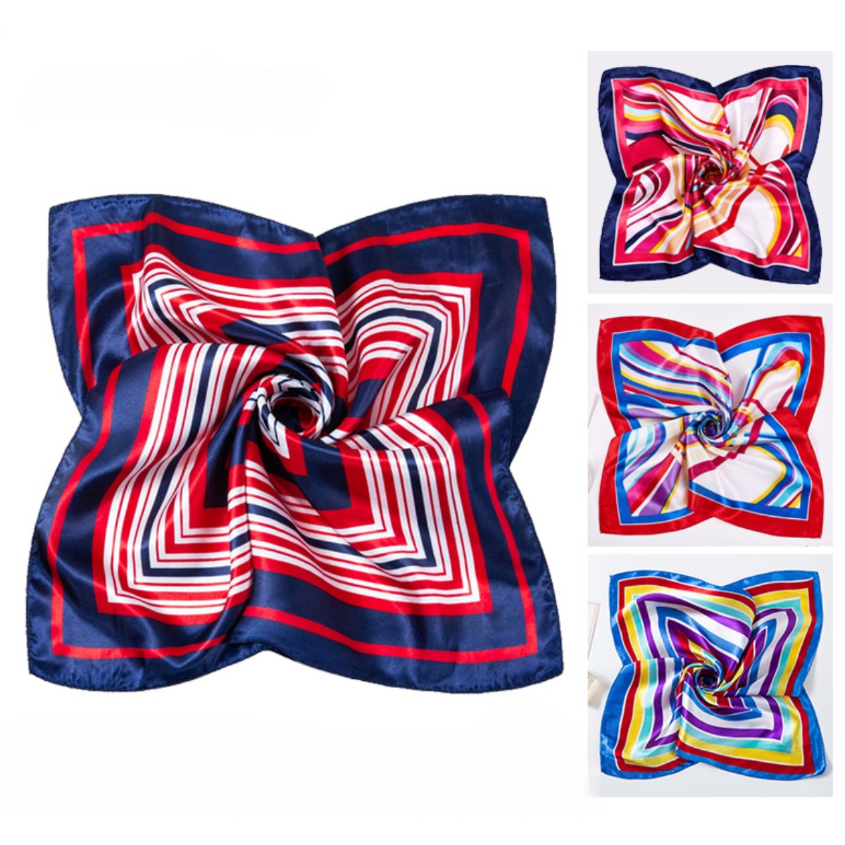 Women Accessories Business - 50*50cm kwadratowe jedwabne szaliki szalik moda