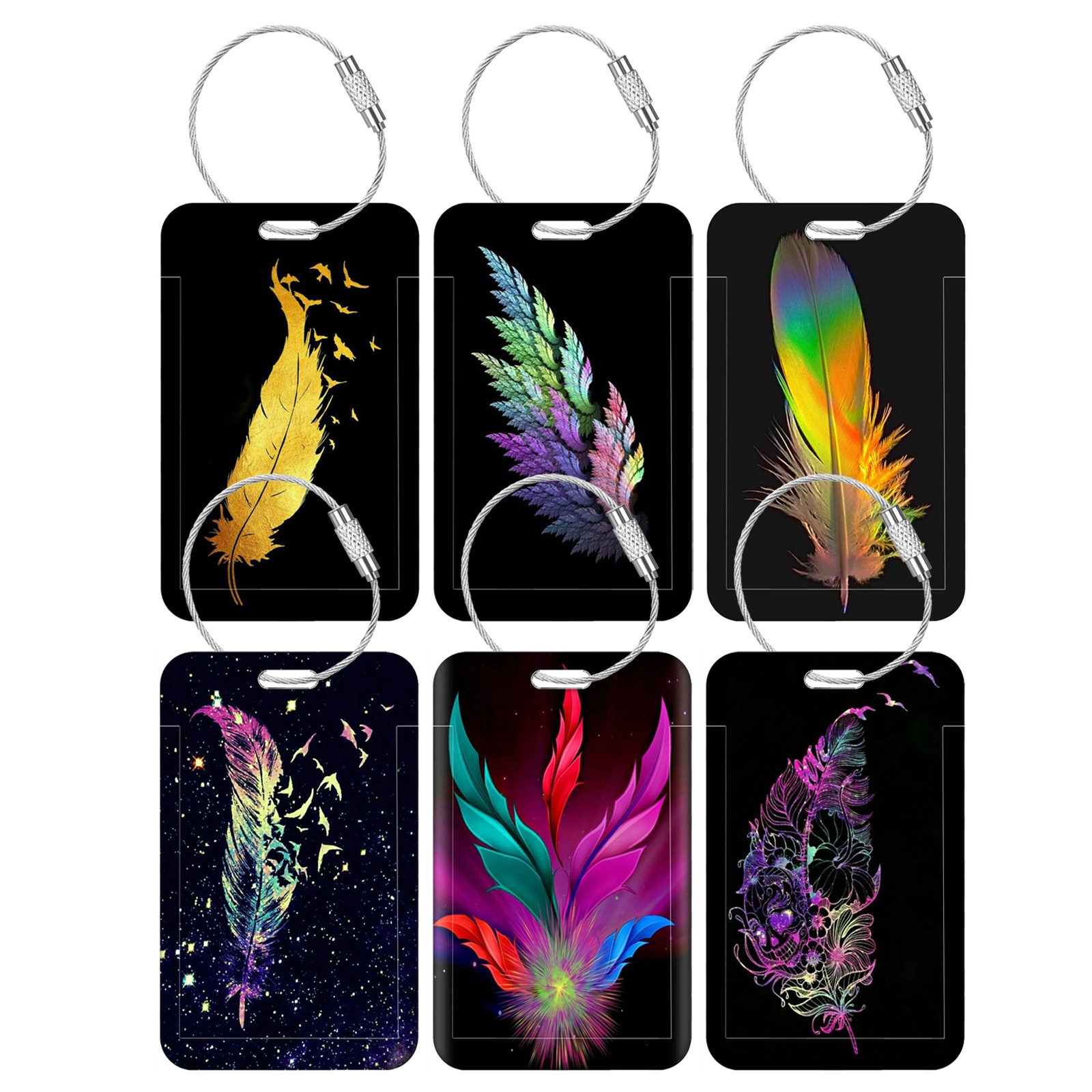 Women Accessories Business - GORĄCA WYPRZEDAŻ Etykieta Bagażowa z Piórami