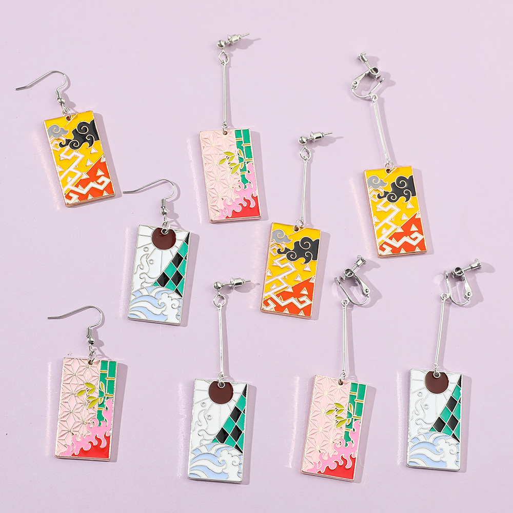 Women'S Ear Accessories - Kolczyki Anime Cartoon Periphery Fashion, kreatywne,