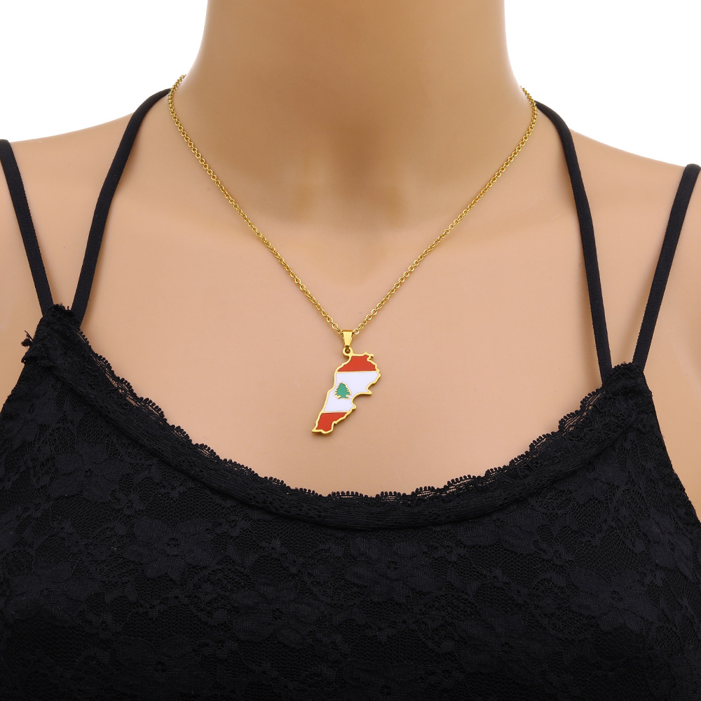 Women Accessories Lebanon - Popularny naszyjnik w stylu retro z