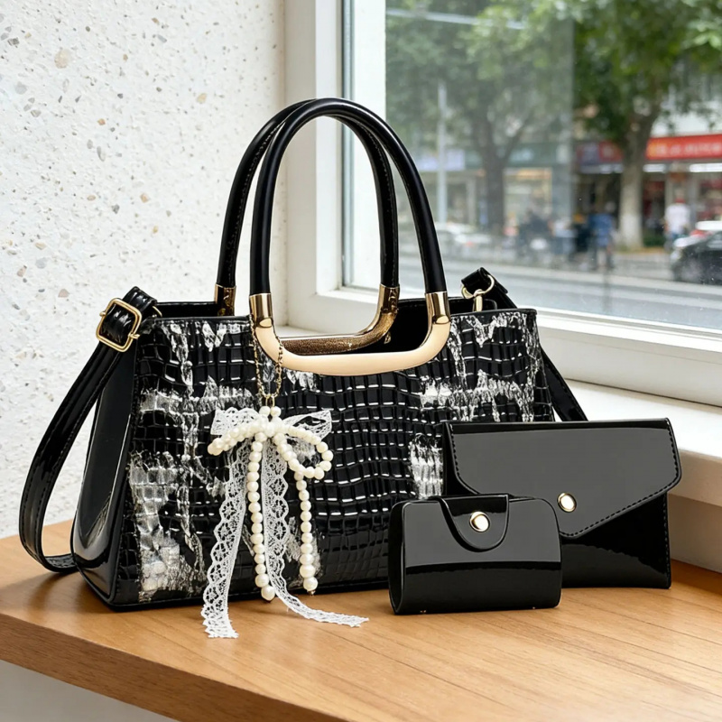 Women Accessories Bag - Zestaw torebek damskich, wieczorowa kopertówka ze