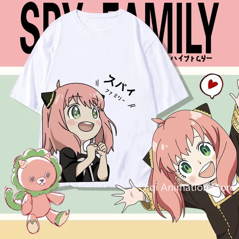 Women'S Clothing And Accessories - Koszulka z krótkim rękawem SPY×FAMILY Anime