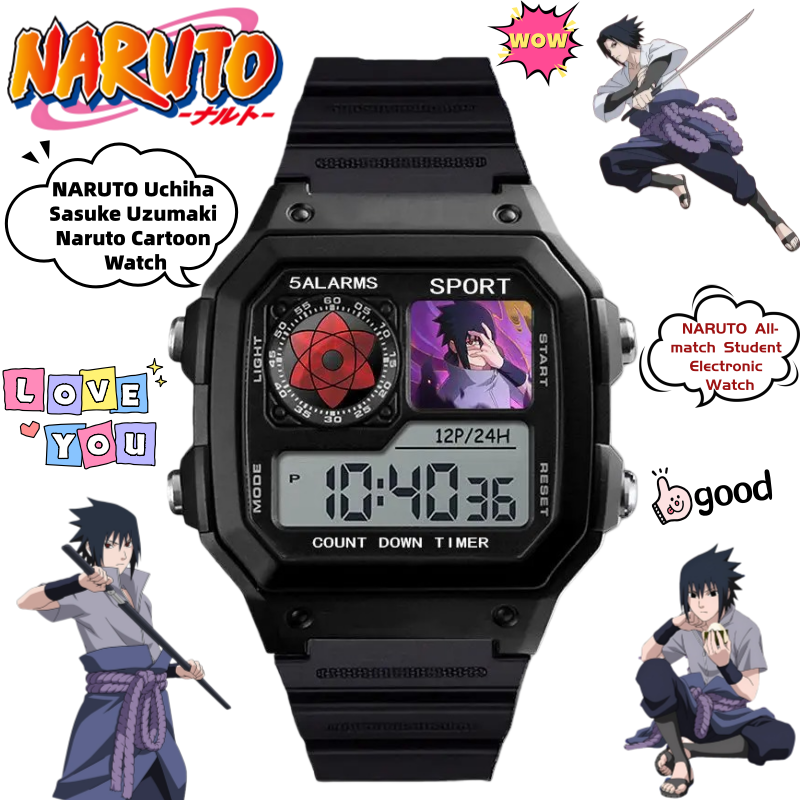 Women Electronic Accessories - Zegarek Naruto Sasuke Obito Uchiha Madara