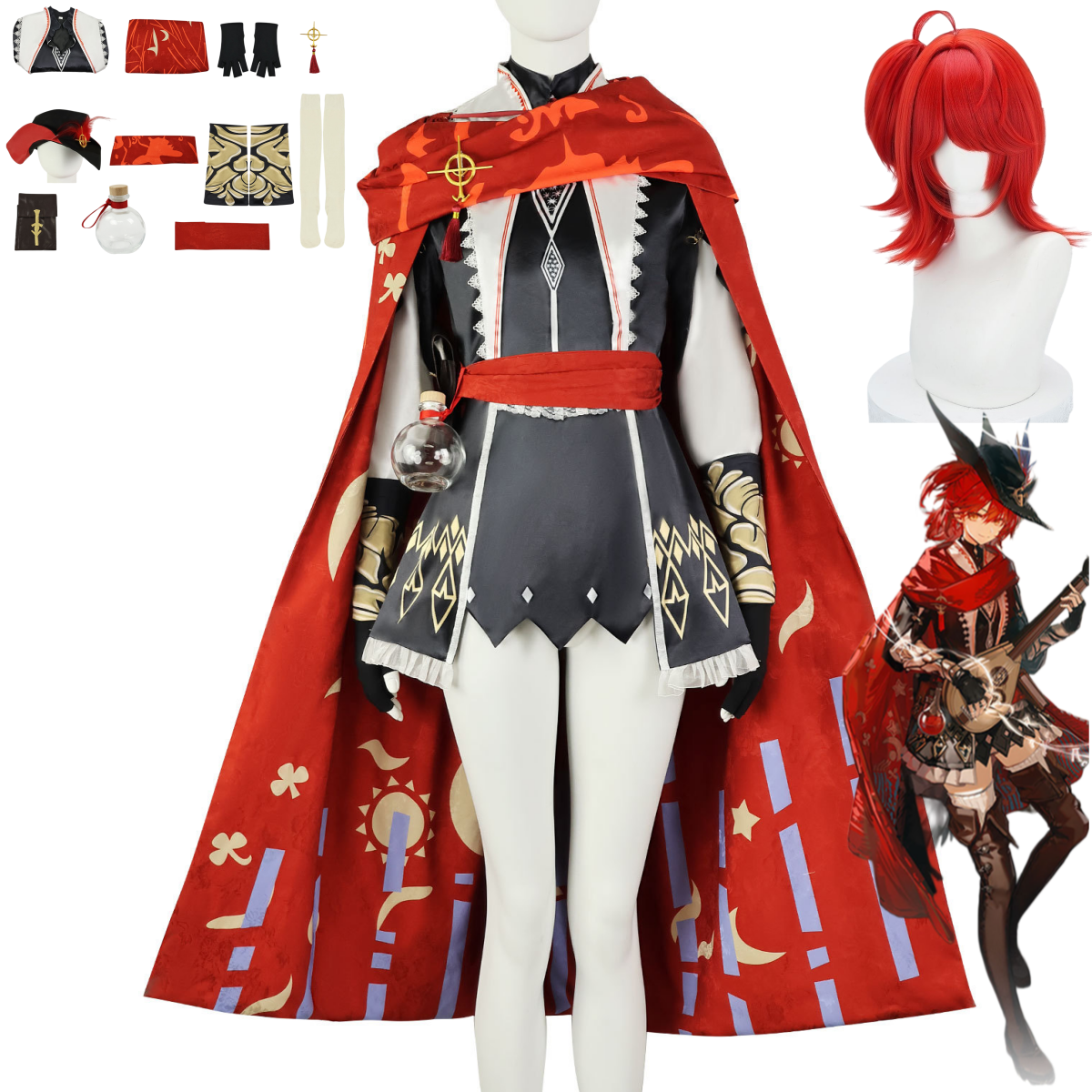 Women Accessories Bag - Kostium Cosplay Arknights Exusiai The New
