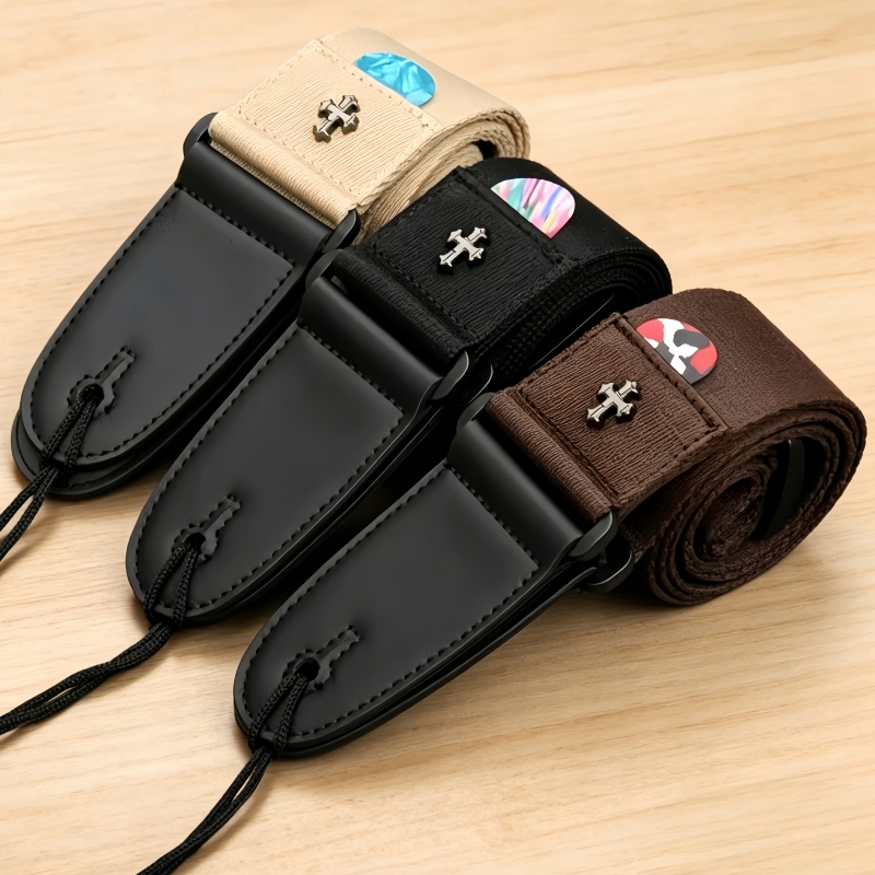 Women Electronic Accessories - Pasek do gitary Miwayer Vintage Cross