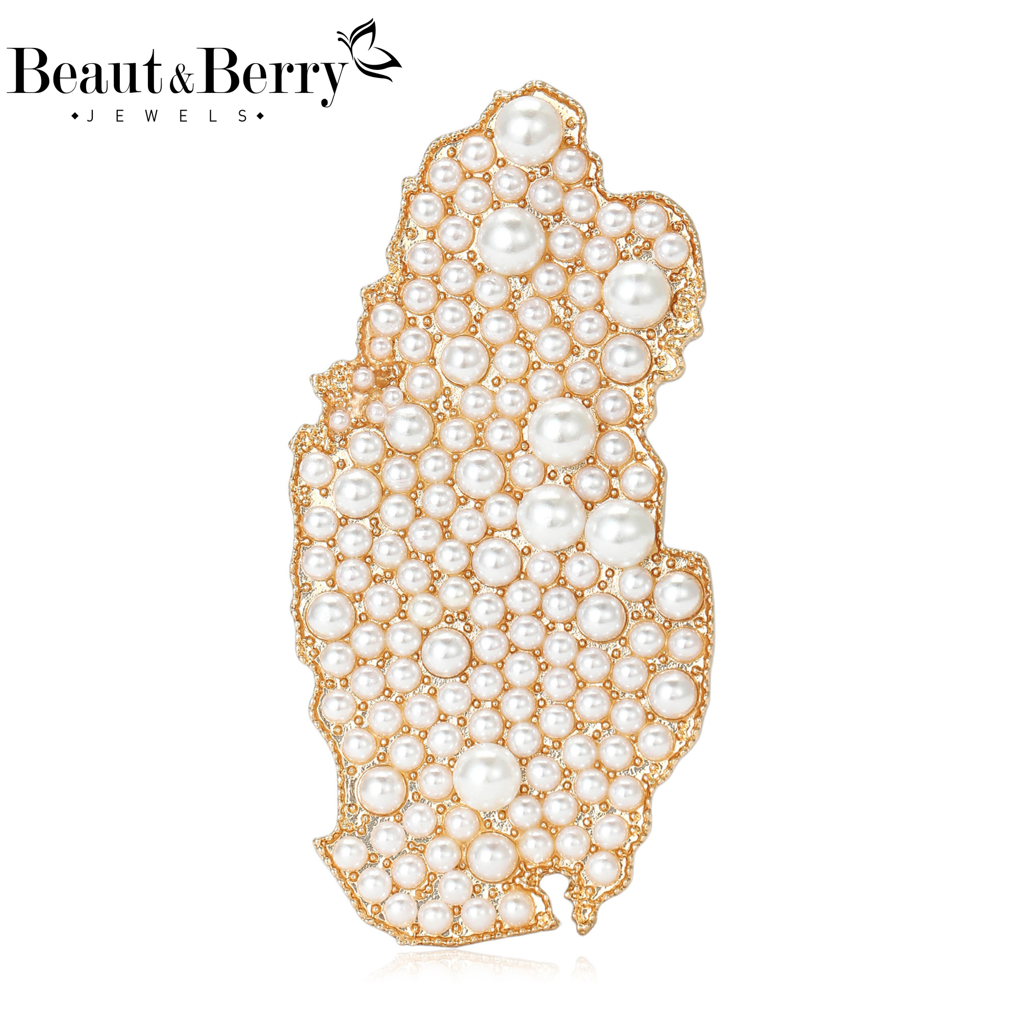 Women Accessories Qatar - Broki Beaut&Berry z luksusowymi perłami w