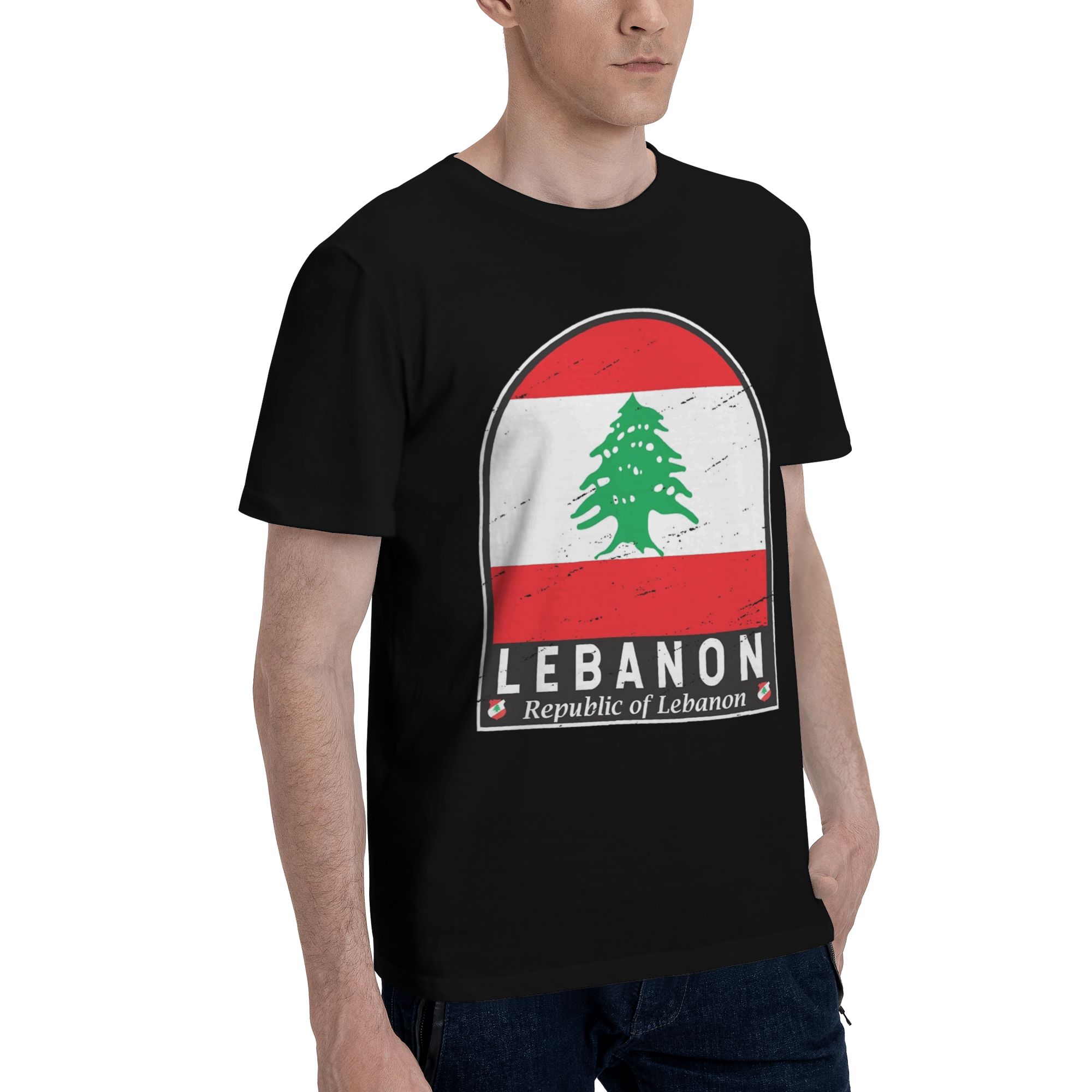 Koszulki z grafiką flagi Liban – Women Accessories Lebanon recenzja i cena