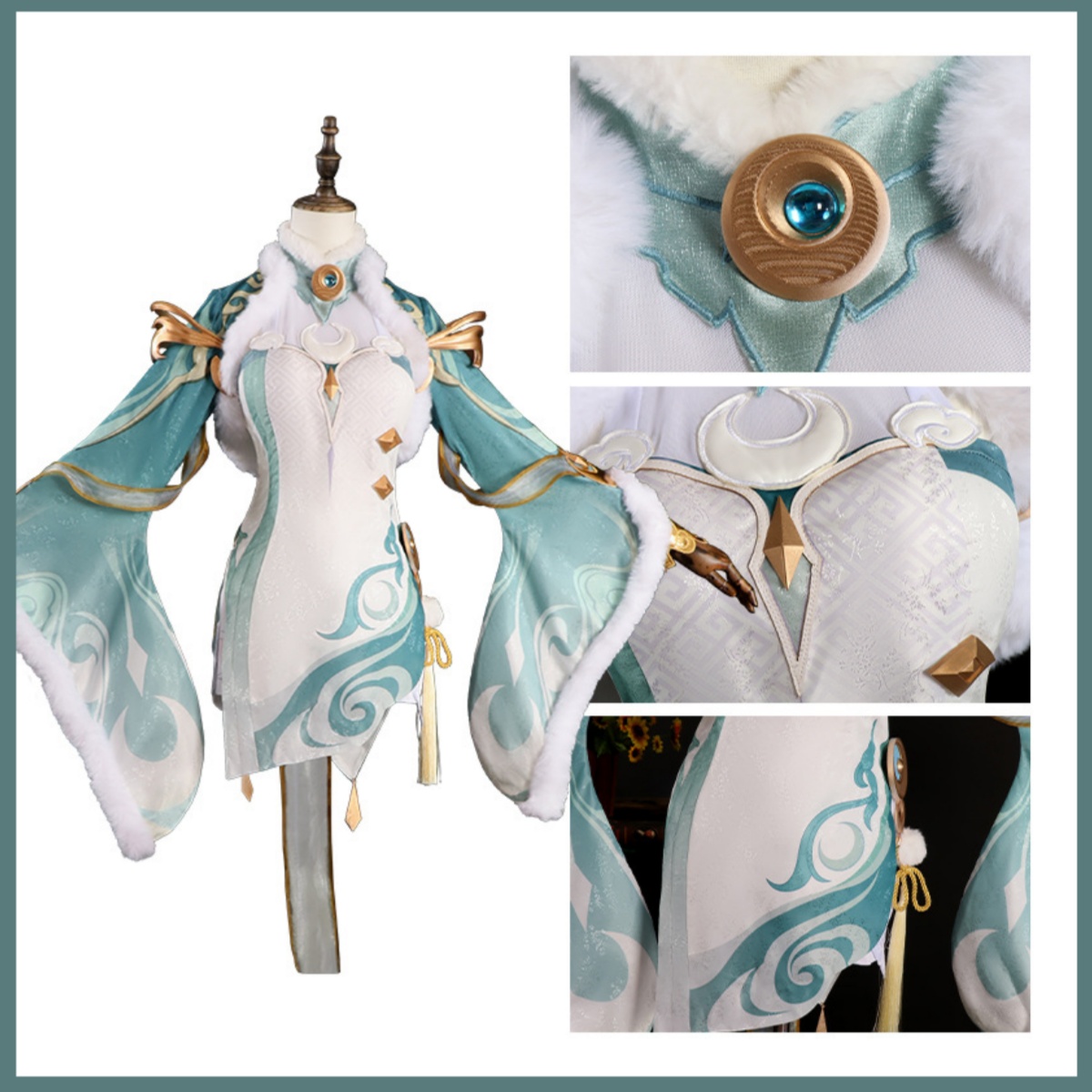 Kostium Cosplay Zibai, zielono – Women'S Clothing And Accessories recenzja i cena