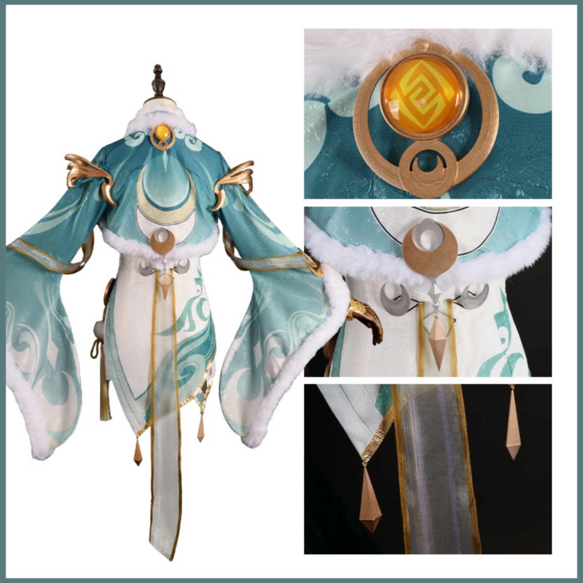 Kostium Cosplay Zibai, zielono – Women'S Clothing And Accessories recenzja i cena