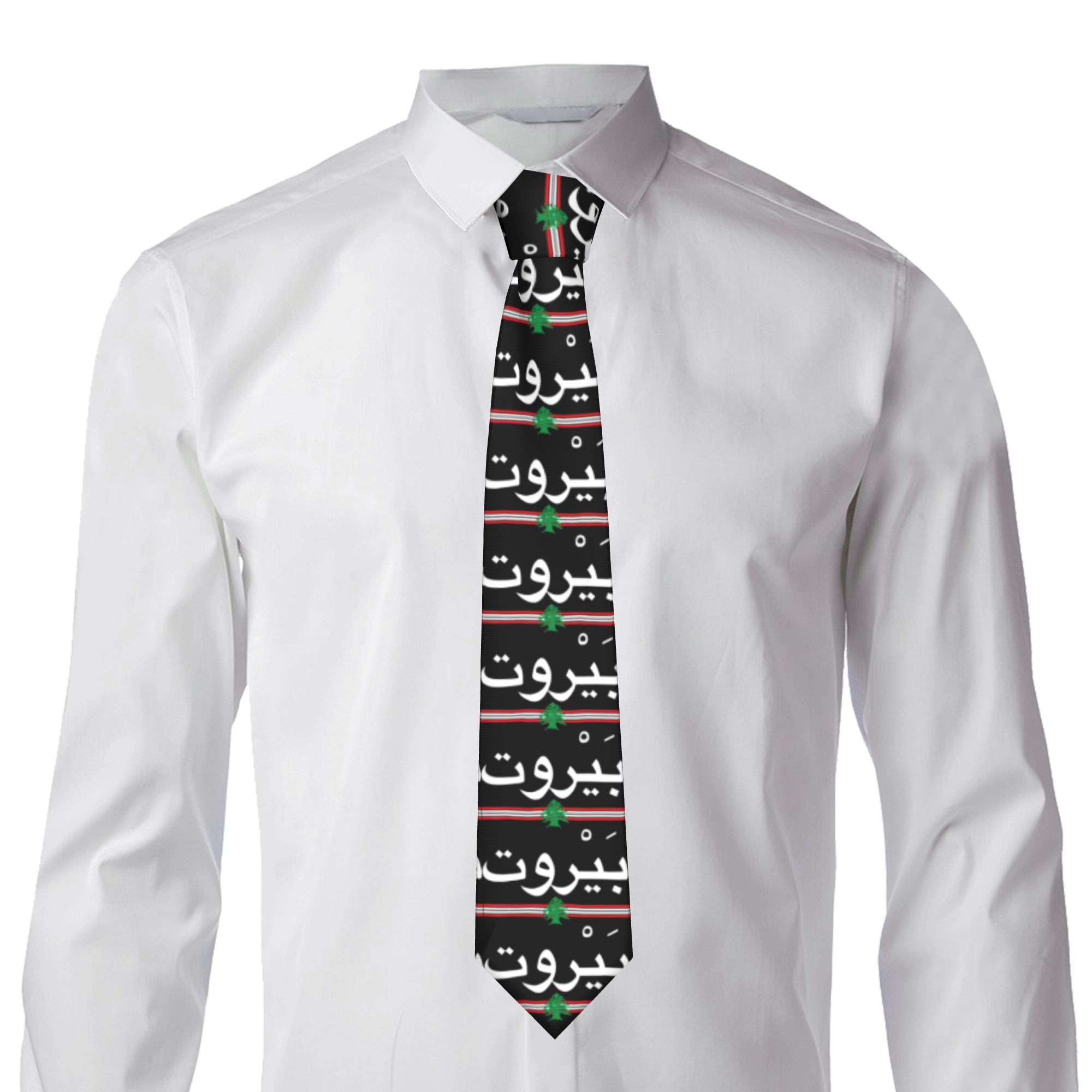 Krawat z flagą Libanonu i arab – Women Accessories Lebanon recenzja i cena