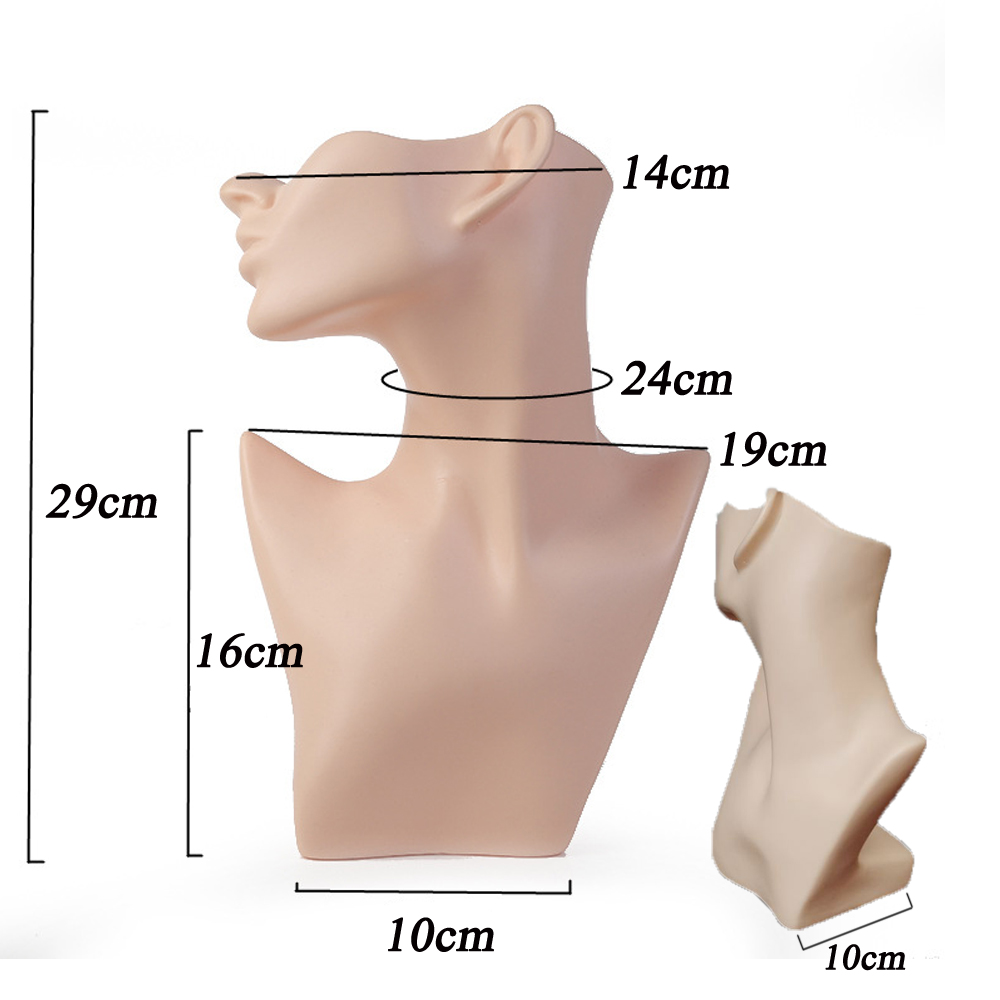 Biała głowa manekina na jedną  – Women Accessories Display recenzja i cena
