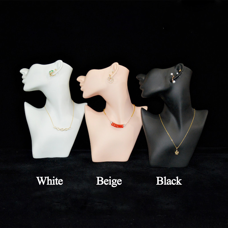 Biała głowa manekina na jedną  – Women Accessories Display recenzja i cena