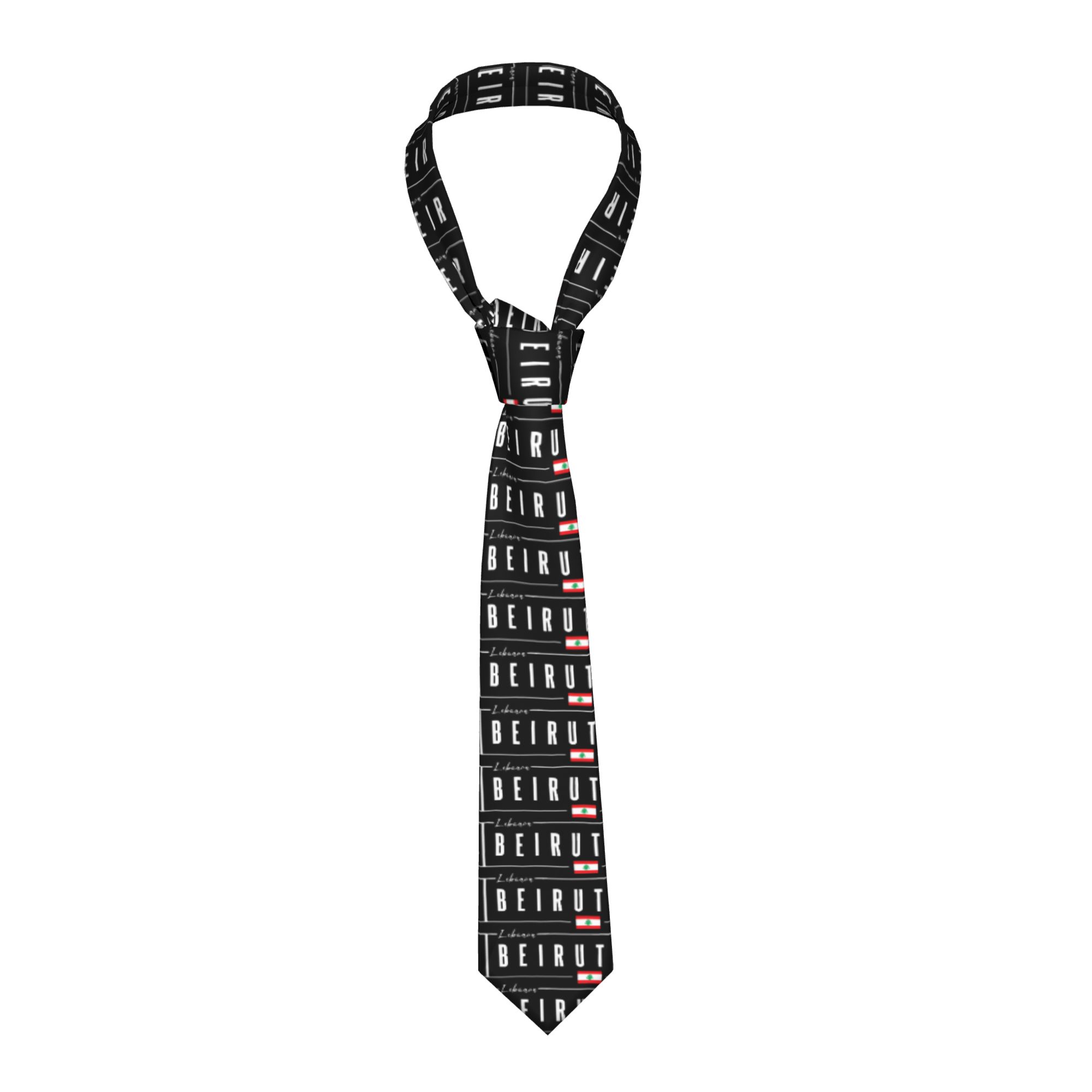 Krawat z flagą Bejrutu Libanon – Women Accessories Lebanon recenzja i cena