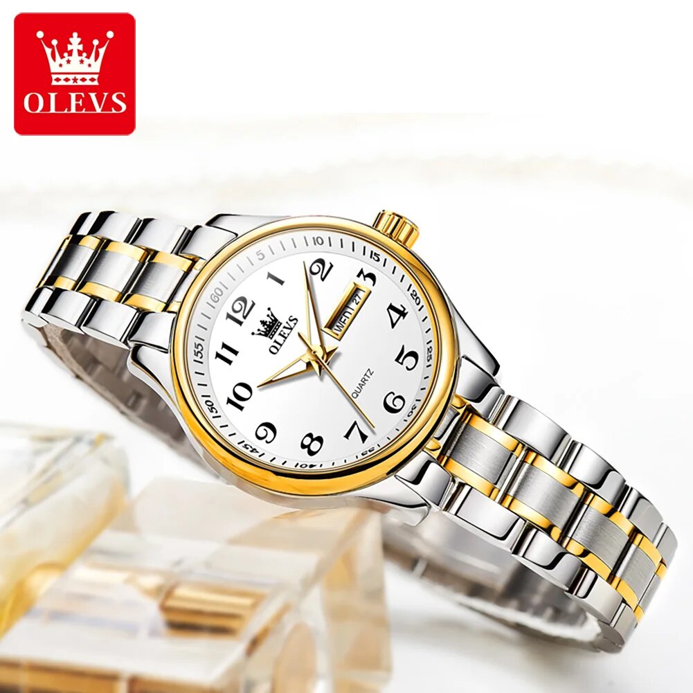 OLEVS 5567 luksusowy zegarek k – Women Accessories Display recenzja i cena