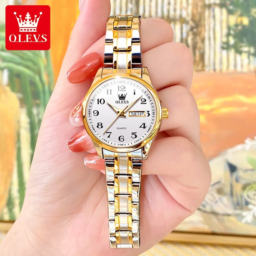 OLEVS 5567 luksusowy zegarek k – Women Accessories Display recenzja i cena