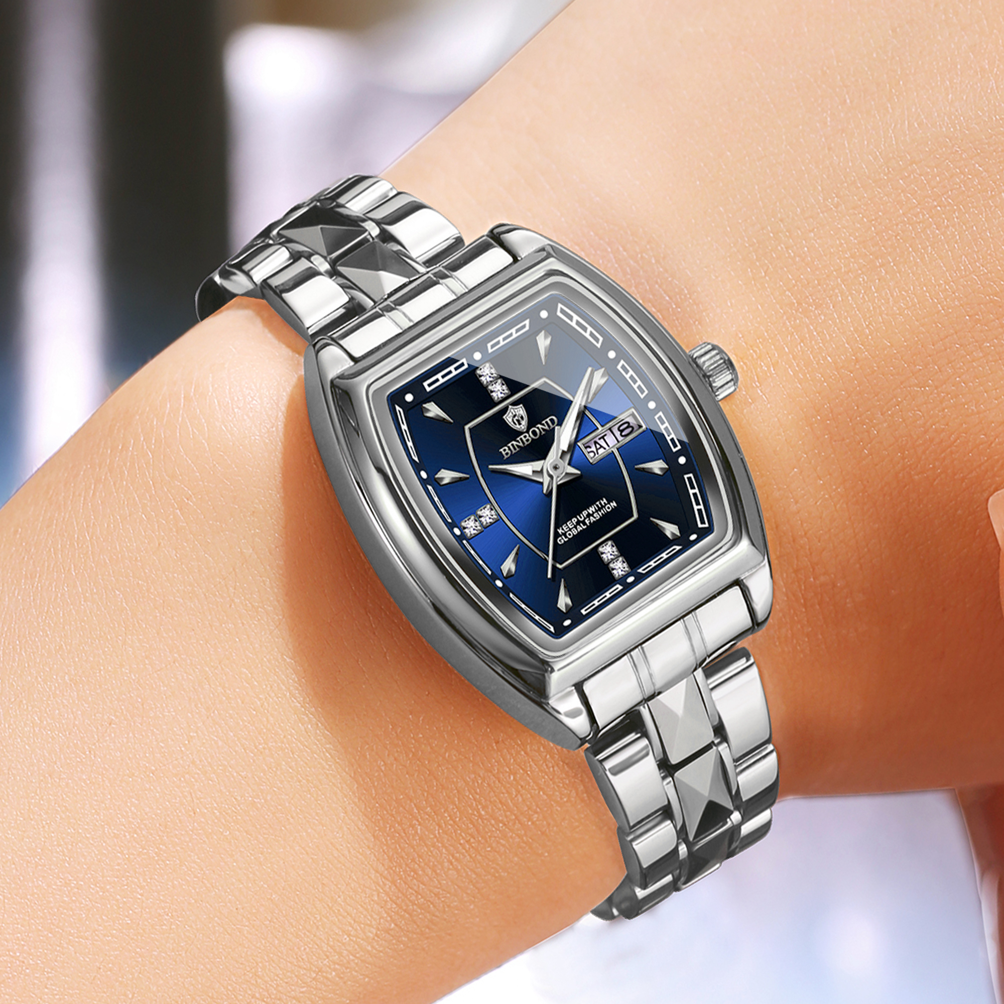 BINBOND Zegarek Damski z Wyświ – Women Accessories Display recenzja i cena