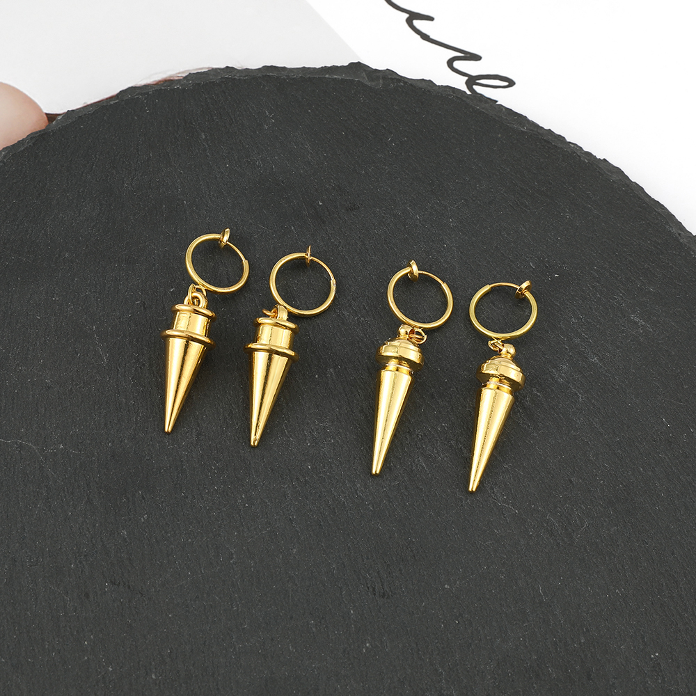 Modne anime kolczyki w złotym  – Women'S Ear Accessories recenzja i cena