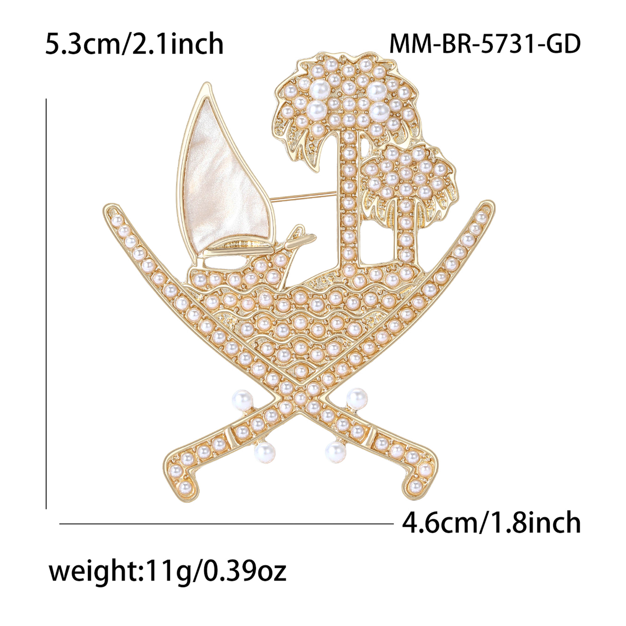 Beaut&Berry Luksusowe Broszki  – Women Accessories Qatar recenzja i cena