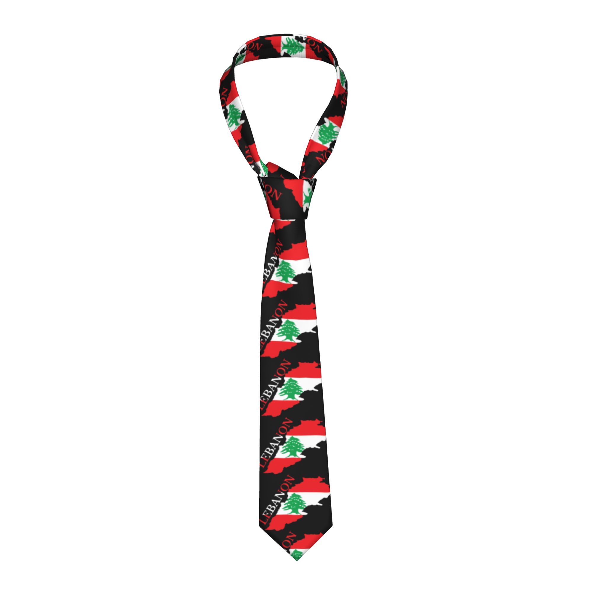 Krawat z mapą Libaunu, flaga L – Women Accessories Lebanon recenzja i cena