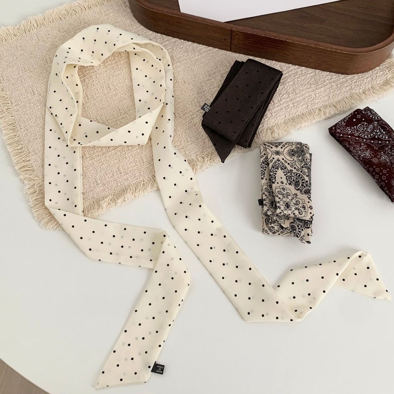 Długi, wąski szal w kropki dla – Women Electronic Accessories recenzja i cena